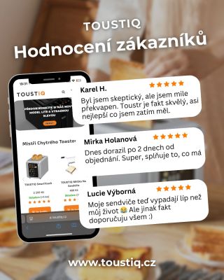 🔥 Co o nás říkají zákazníci? Od ranních skeptiků po nadšené fanoušky 🧡 ToustIQ mění každodenní snídaně na zážitek! Když...